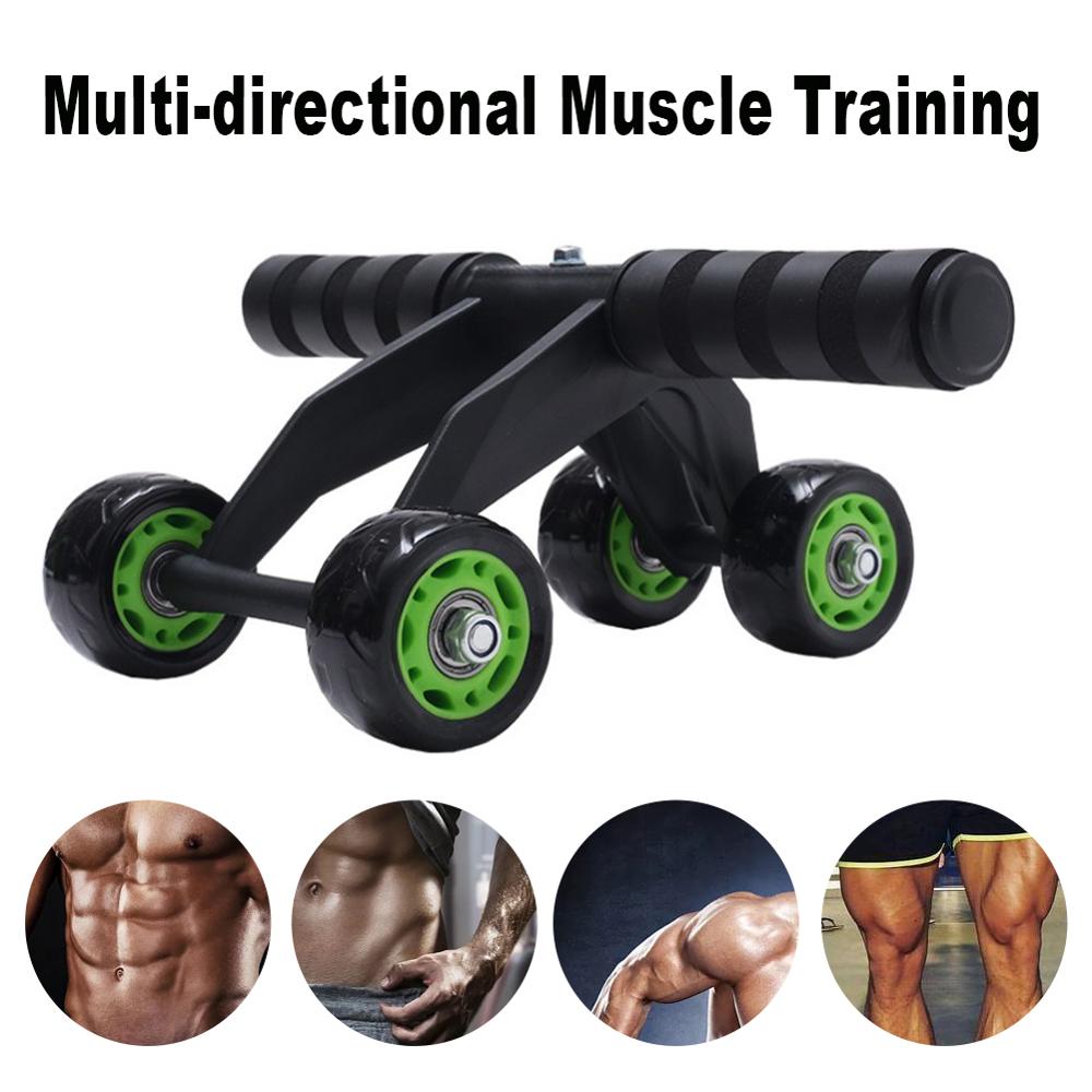 Four-wheeled Abdominal Roller Home Exercise
