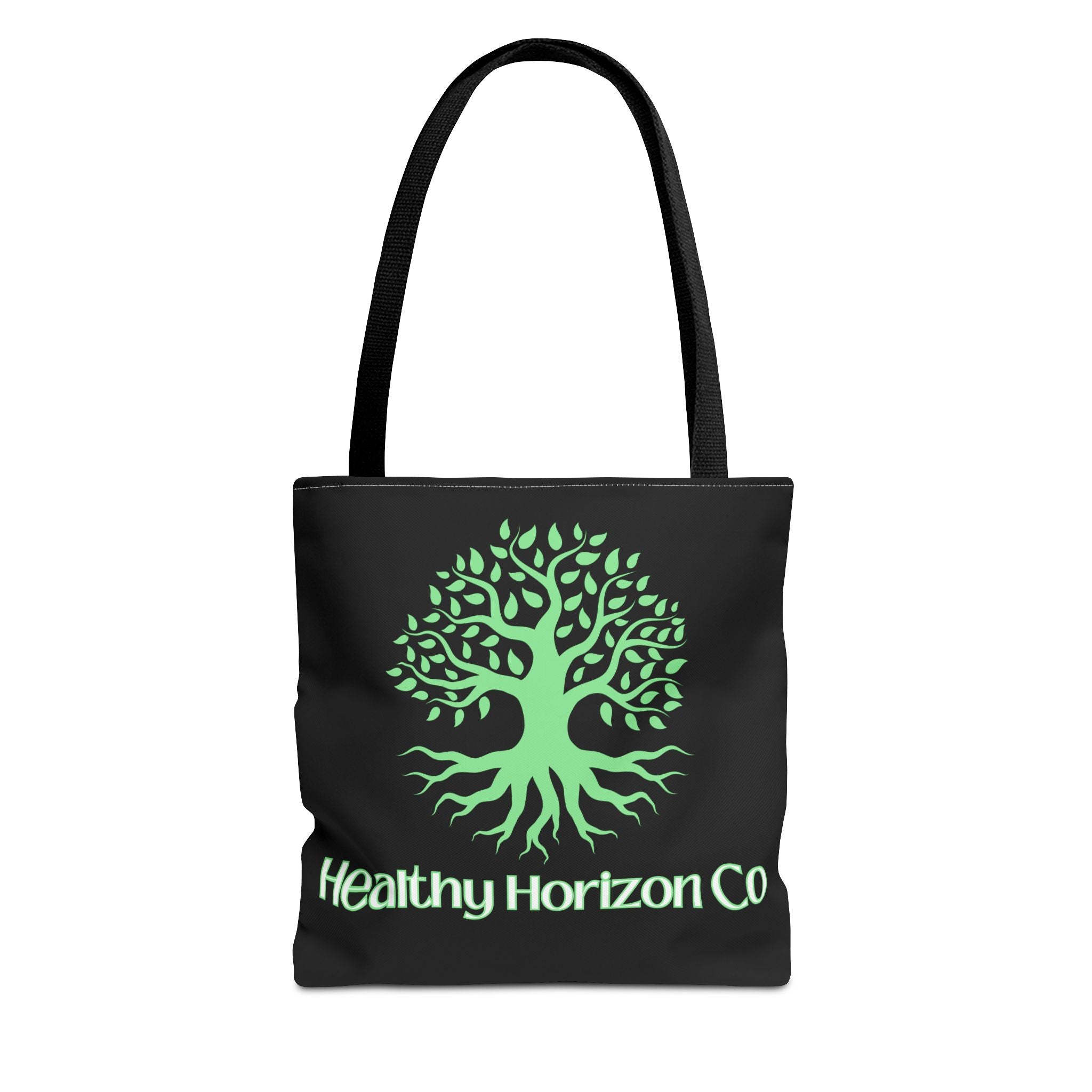Healthy Horizon Co. Tree Logo Tote Bag — Eco-Friendly Everyday Shopper