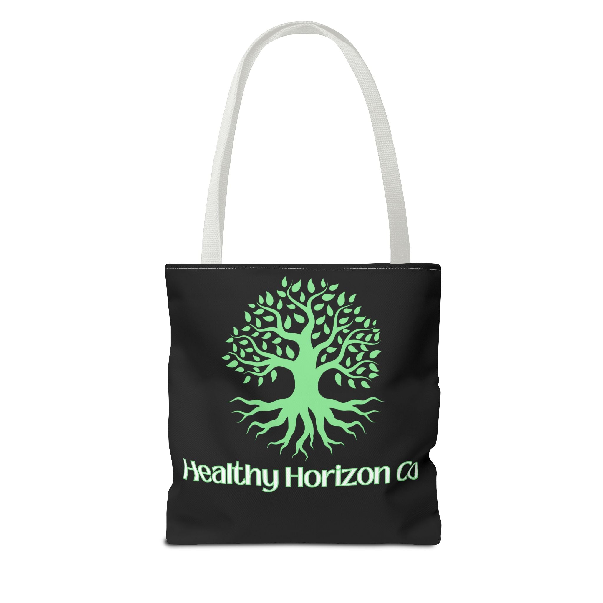 Healthy Horizon Co. Tree Logo Tote Bag — Eco-Friendly Everyday Shopper