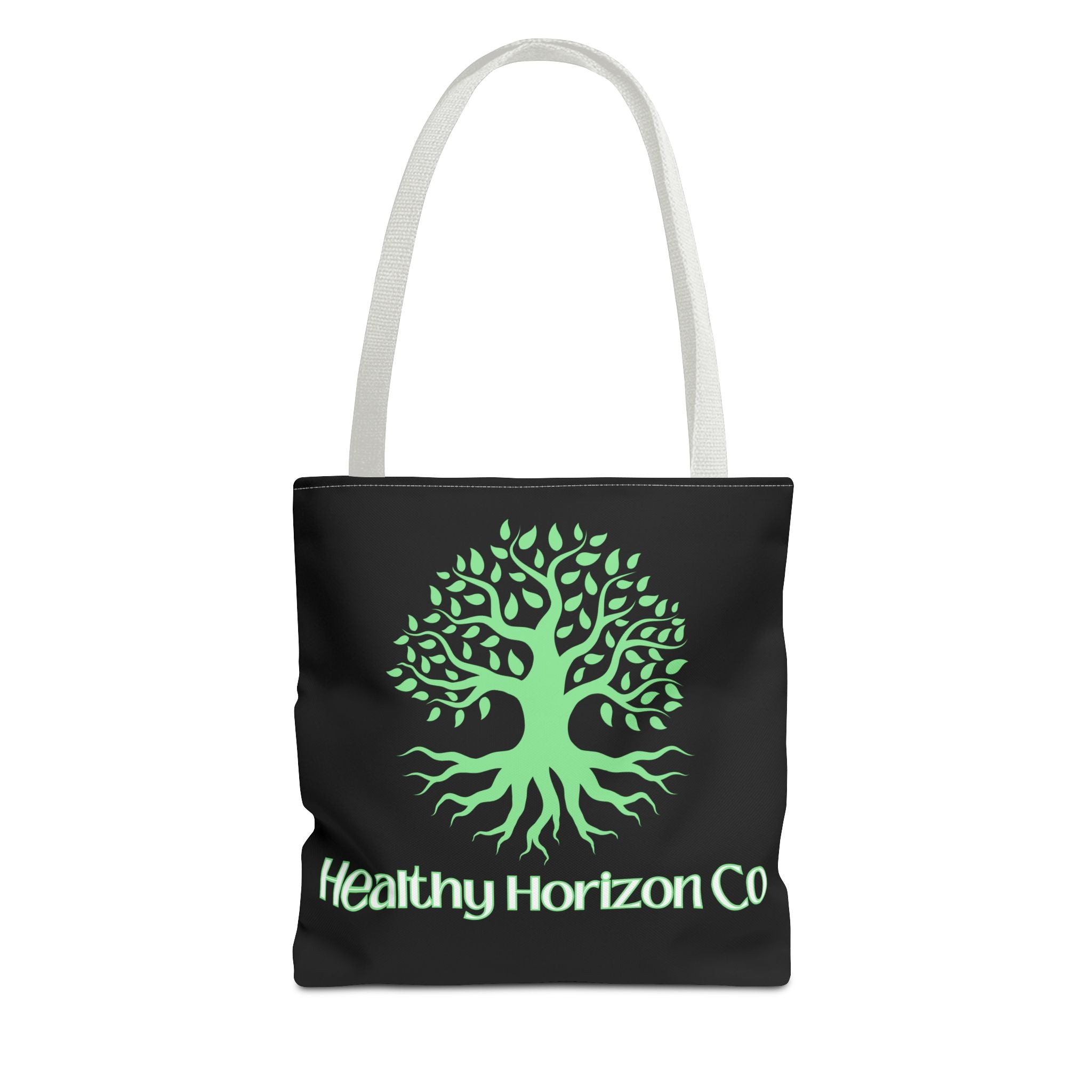 Healthy Horizon Co. Tree Logo Tote Bag — Eco-Friendly Everyday Shopper