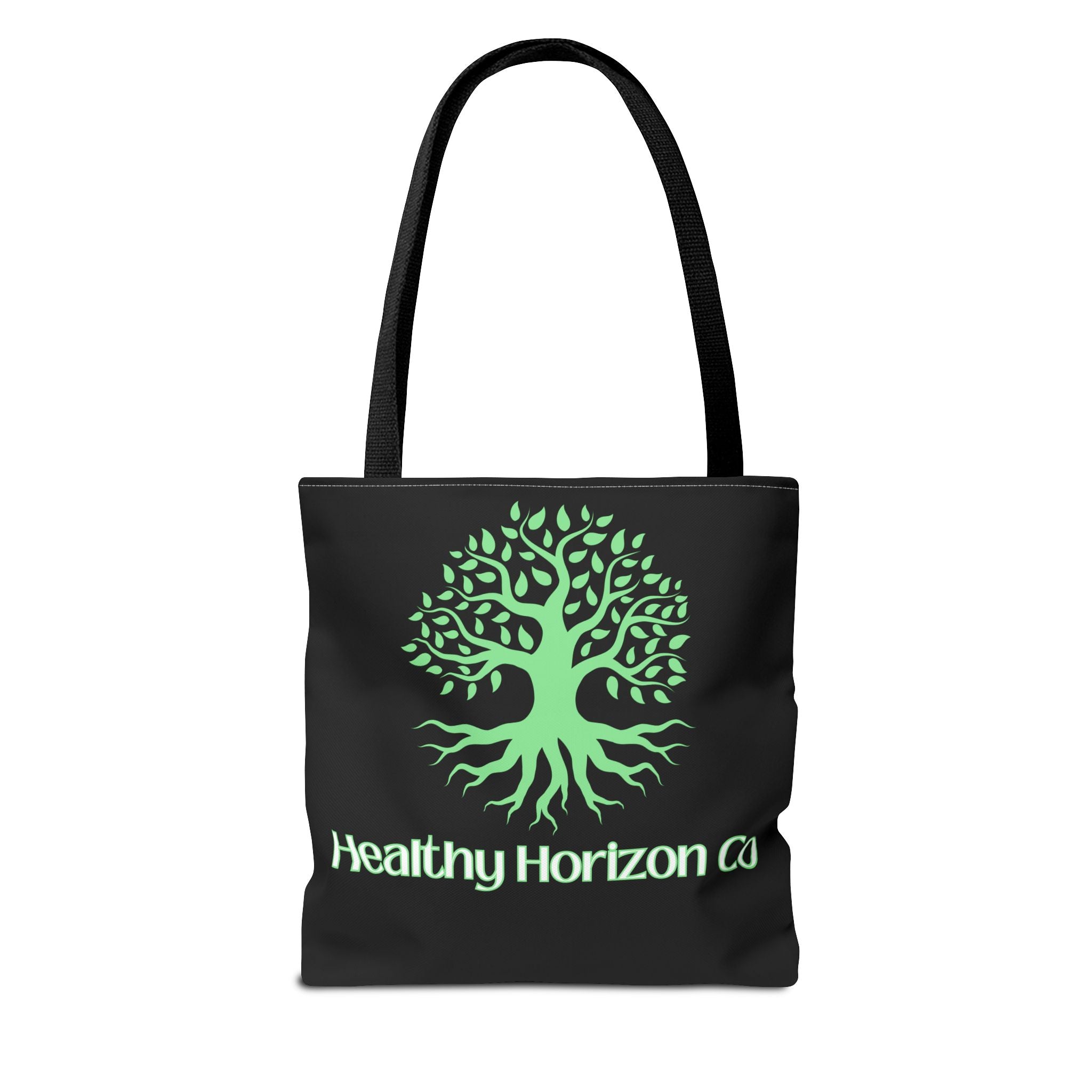 Healthy Horizon Co. Tree Logo Tote Bag — Eco-Friendly Everyday Shopper