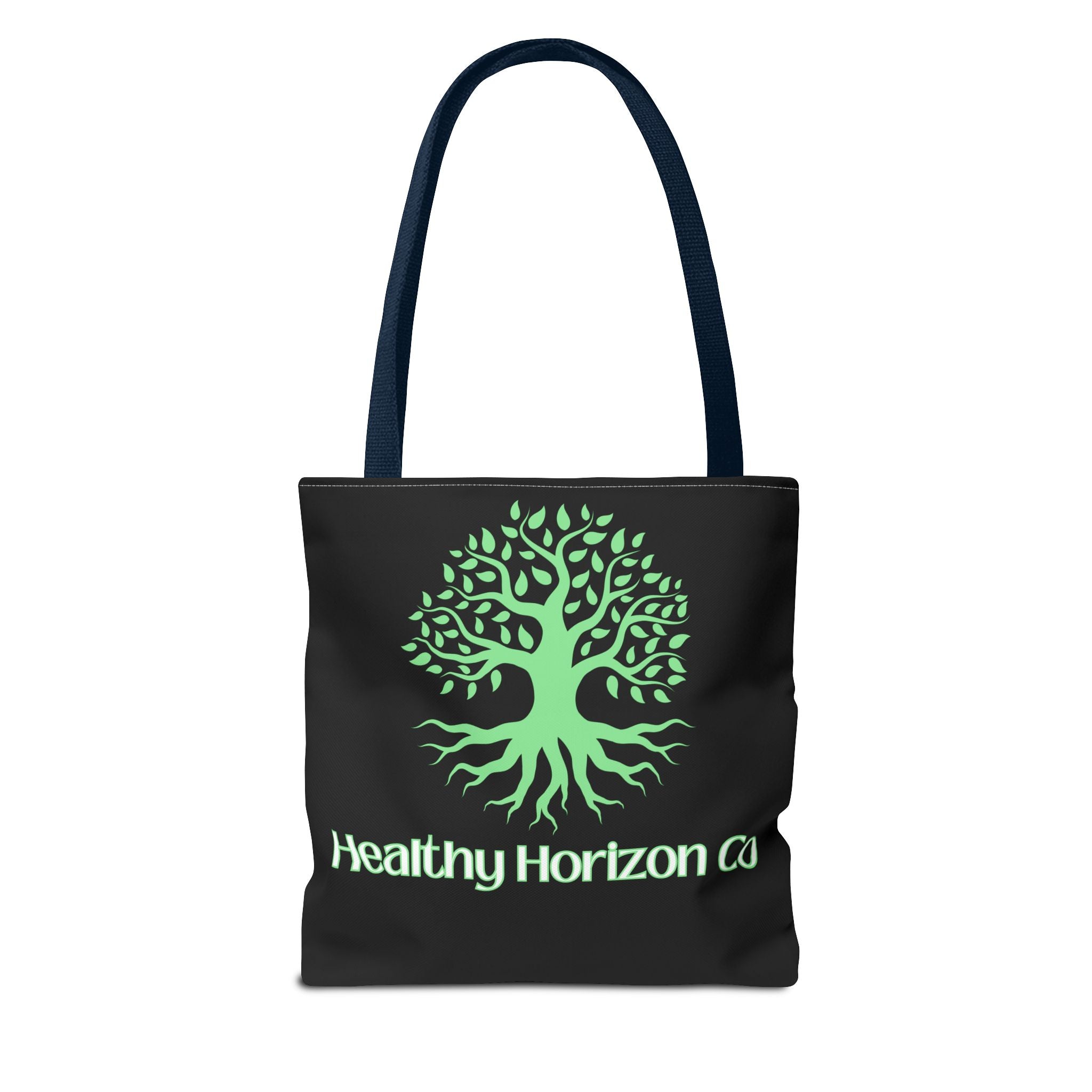 Healthy Horizon Co. Tree Logo Tote Bag — Eco-Friendly Everyday Shopper