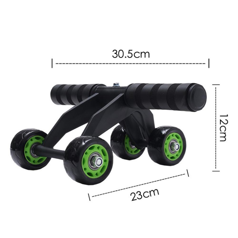 Four-wheeled Abdominal Roller Home Exercise