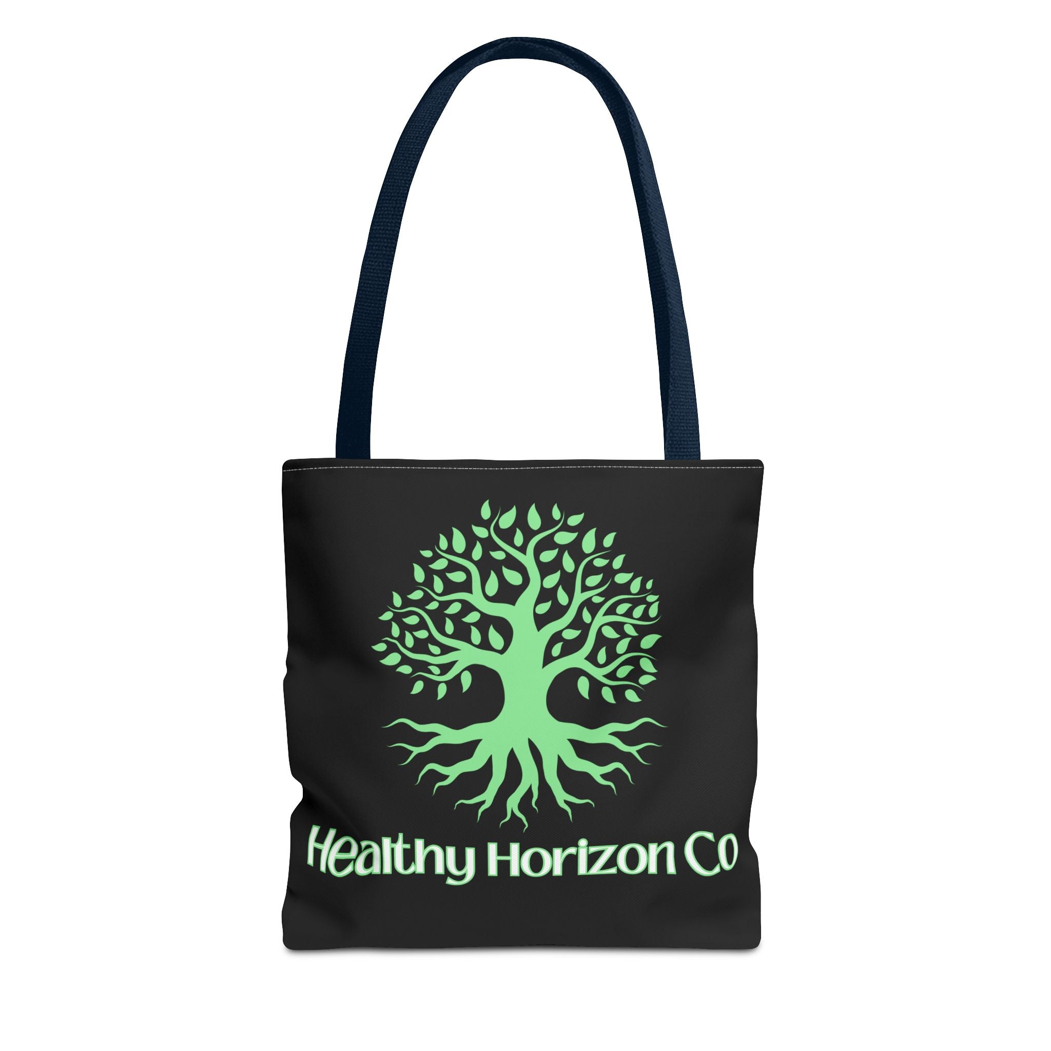 Healthy Horizon Co. Tree Logo Tote Bag — Eco-Friendly Everyday Shopper