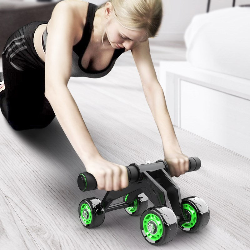 Four-wheeled Abdominal Roller Home Exercise