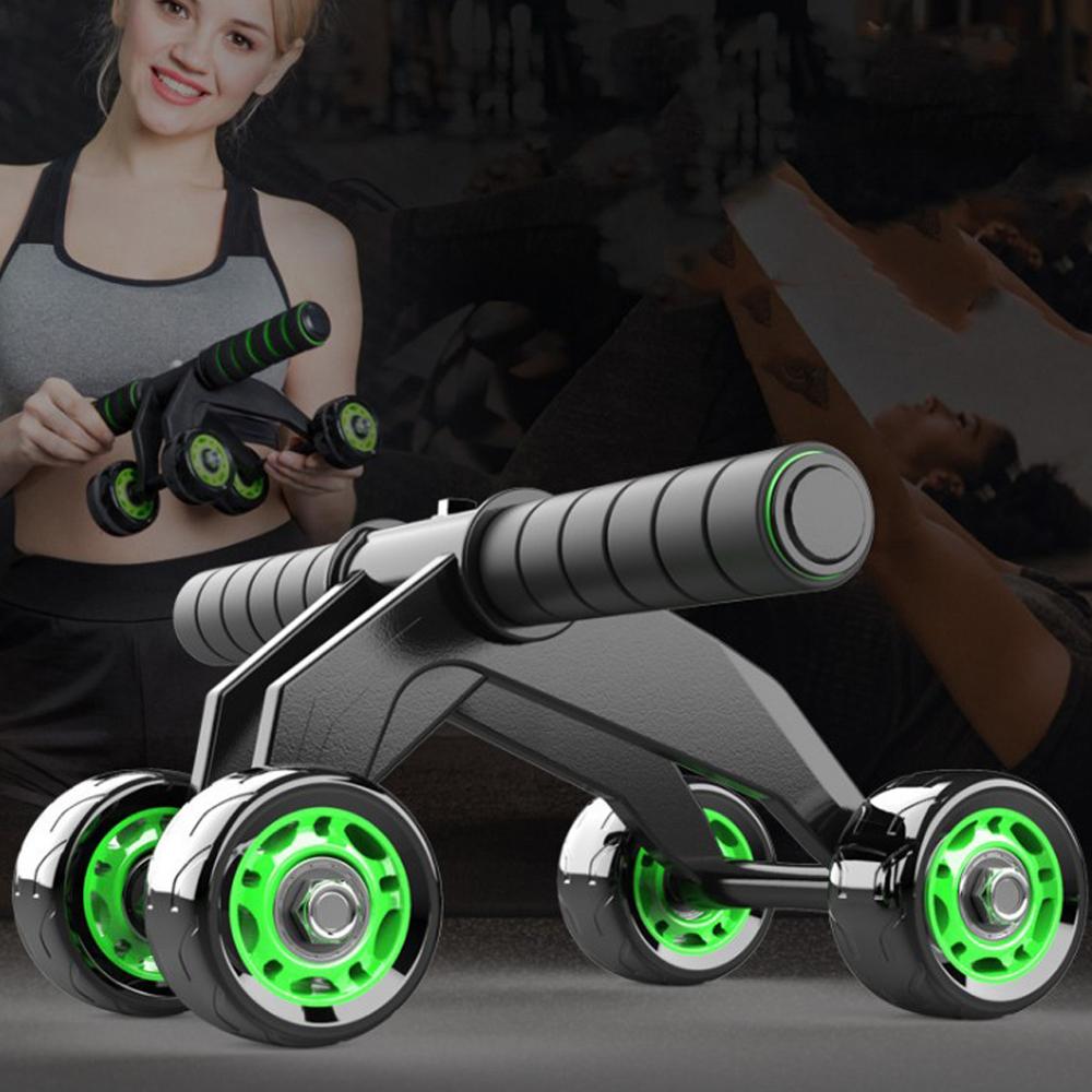 Four-wheeled Abdominal Roller Home Exercise