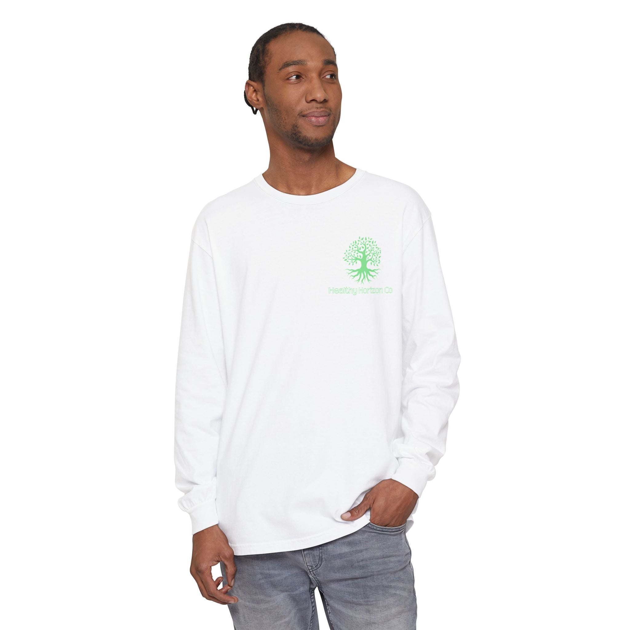 Tree of Life Long Sleeve T-Shirt — Healthy Horizon Co. Logo