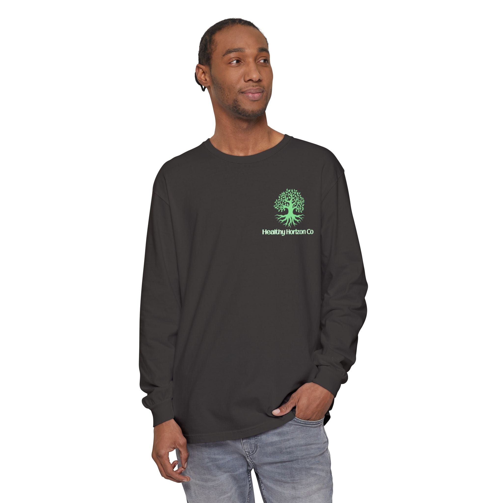 Tree of Life Long Sleeve T-Shirt — Healthy Horizon Co. Logo