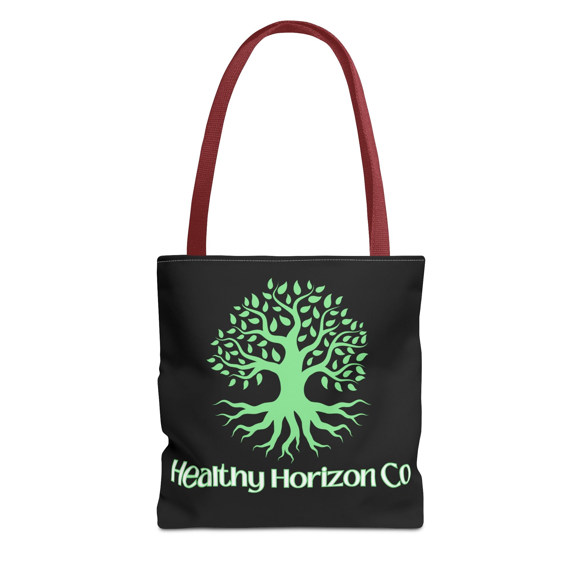 Healthy Horizon Co. Tree Logo Tote Bag — Eco-Friendly Everyday Shopper
