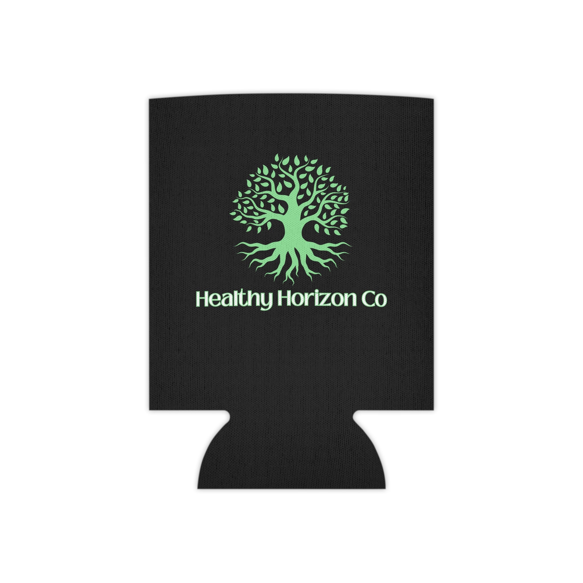 Healthy Horizon Co Can Cooler – Insulated Beverage Koozie with Tree Logo