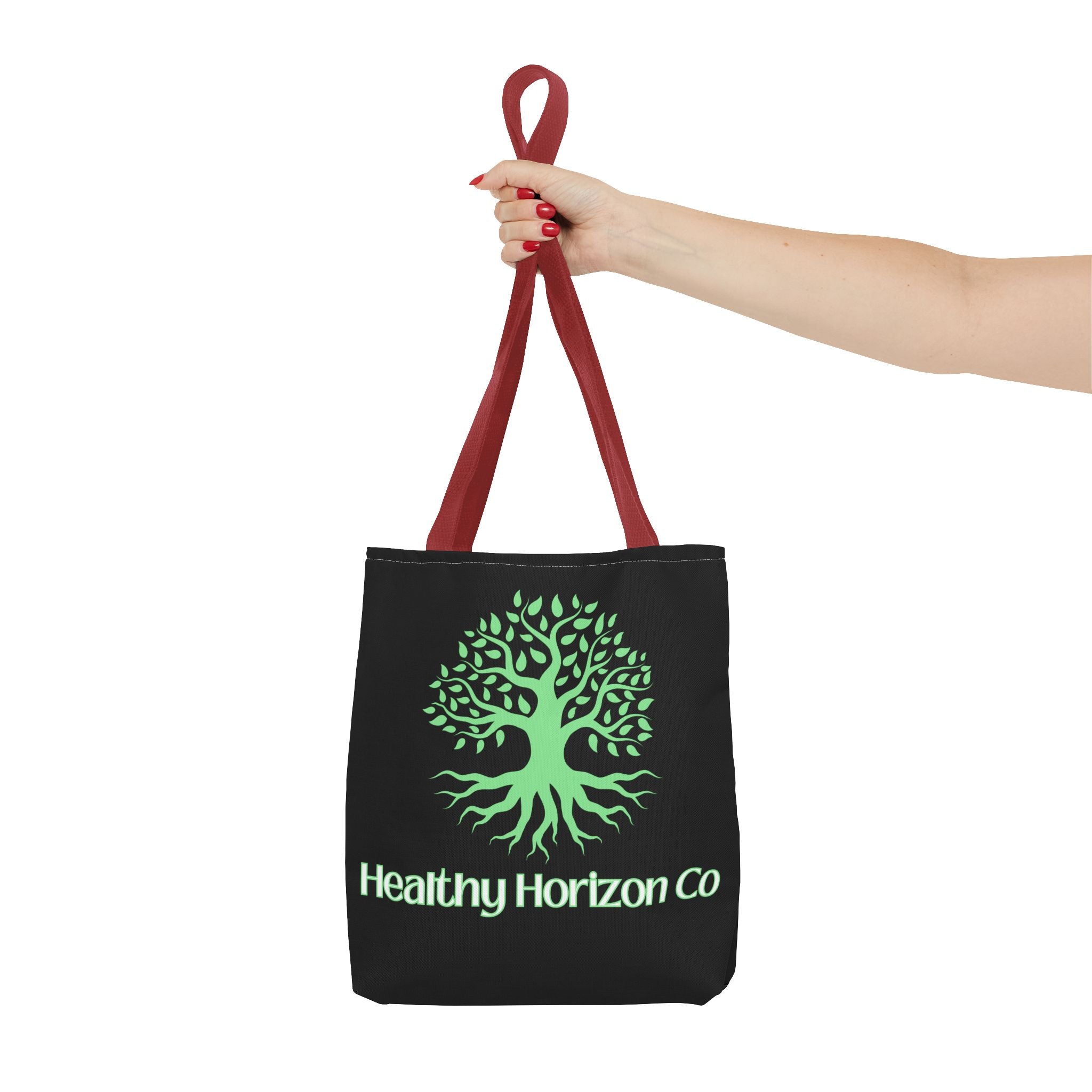 Healthy Horizon Co. Tree Logo Tote Bag — Eco-Friendly Everyday Shopper