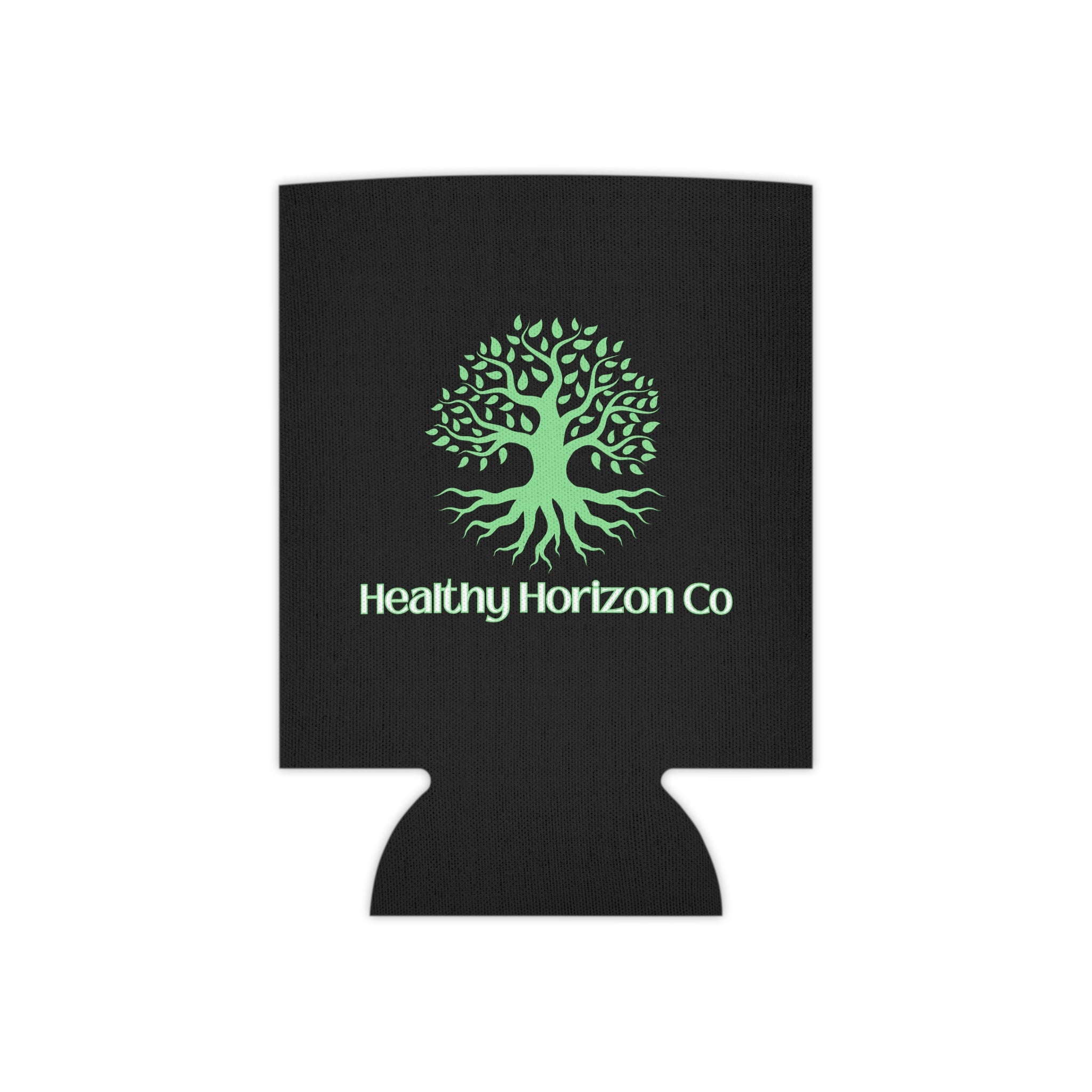 Healthy Horizon Co Can Cooler – Insulated Beverage Koozie with Tree Logo