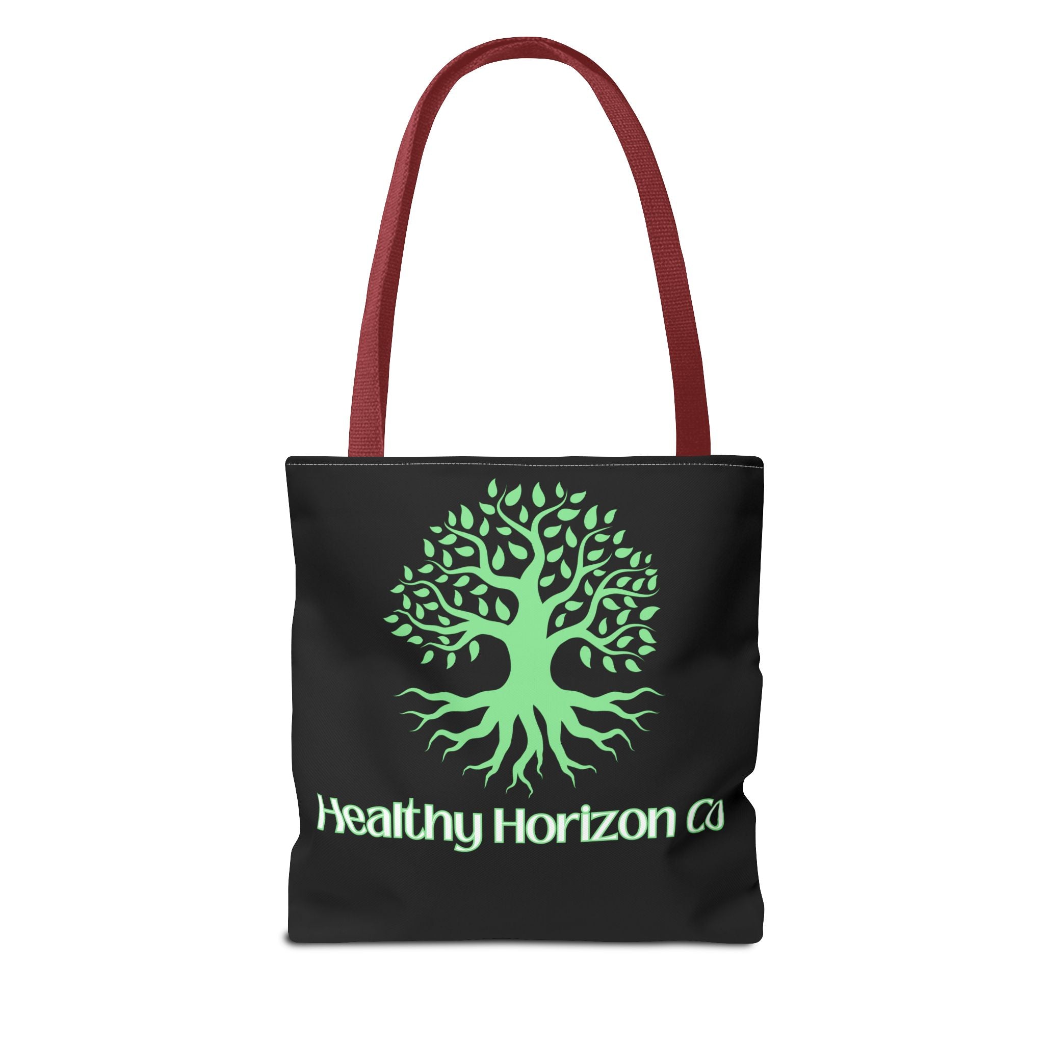 Healthy Horizon Co. Tree Logo Tote Bag — Eco-Friendly Everyday Shopper