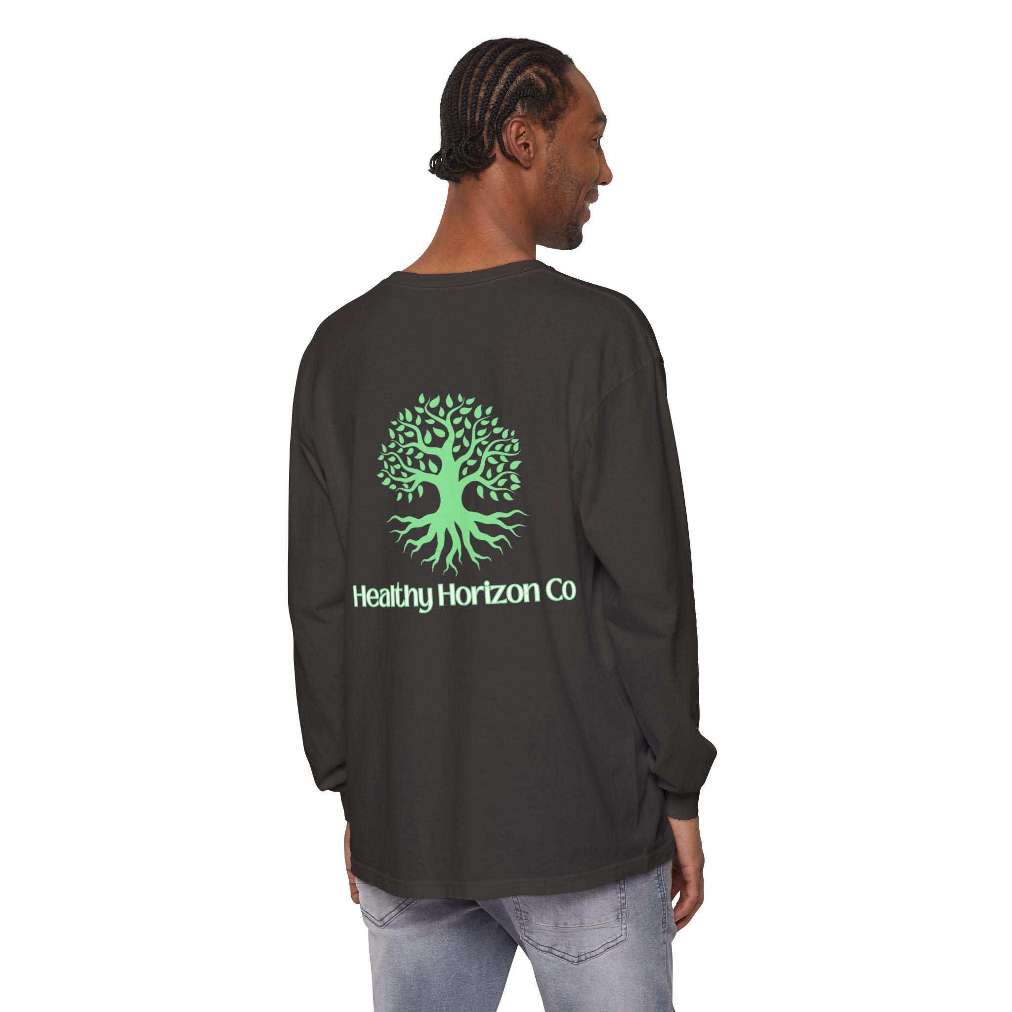 Tree of Life Long Sleeve T-Shirt — Healthy Horizon Co. Logo