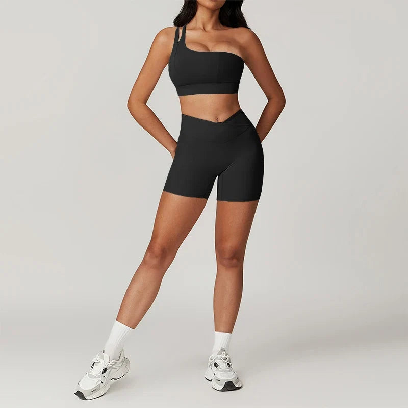 Women's Tracksuit Push-Up Workout Sportswear Tights Short Activewear