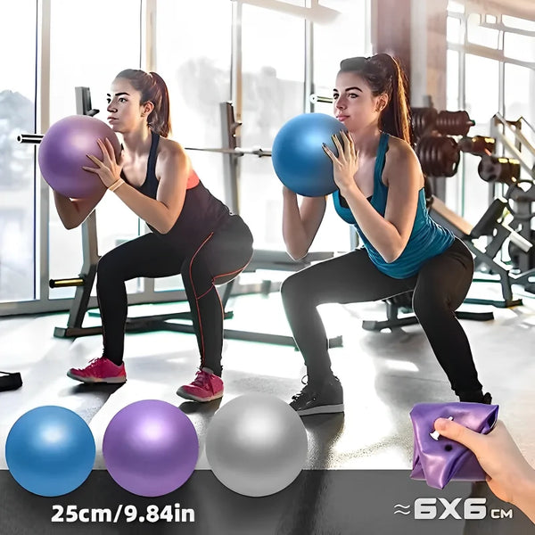 25CM New Yoga Pilates Ball Exercise Gymnastic Training Mini Balls