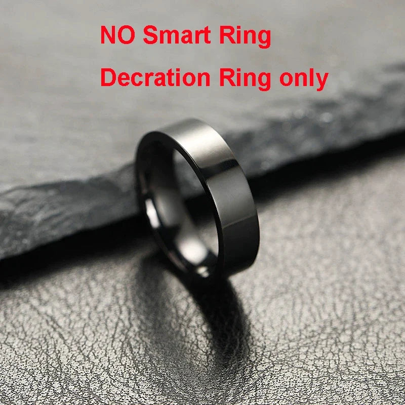 2026 Smart Ring Blood Pressure Heart Rate Sleep Monitoring Smartring IP68 & 5ATM Waterproof Multi-sport Mode Smartring Man Women