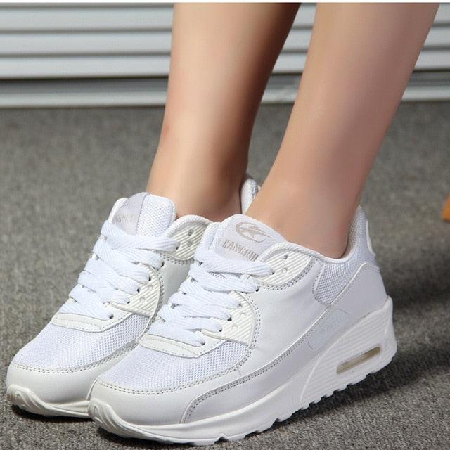 Women’s Red Platform Sneakers